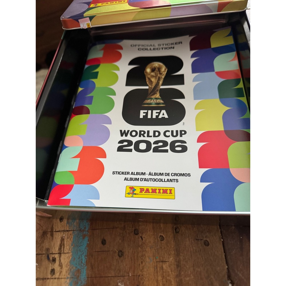 Panini FIFA World Cup 2026 Sticker Album with Official Collector Tin Multi Color - Picture 3 of 4
